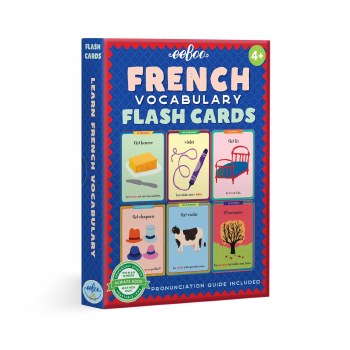 Eeboo French Vocabulary Flash Cards