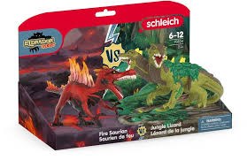 Schleich Fire Dinosaur Vs Jungle Lizzard