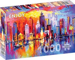 Enjoy Puzzle 1000pc Evening New York