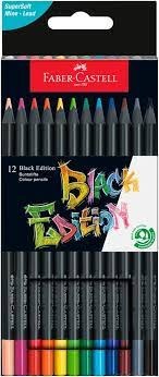 Faber Castell Black Edition Pencil Crayons 12 Count