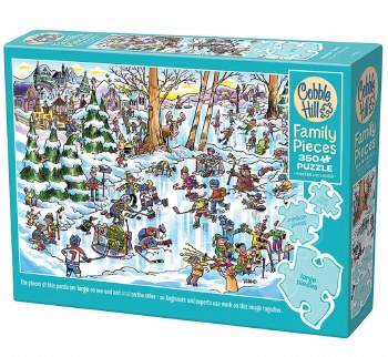 Cobble Hill 350pc Doodle Town Hockey Town