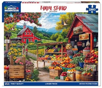 White Mountain 1000pc Farm Stand