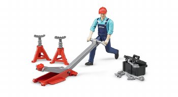 Bruder Man With Repair Shop Accessories 62100