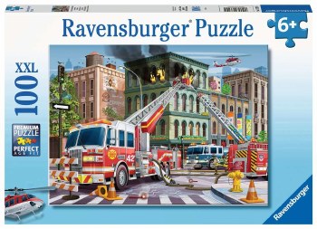Ravensburger 100pc Xxl Fire Truck Rescue