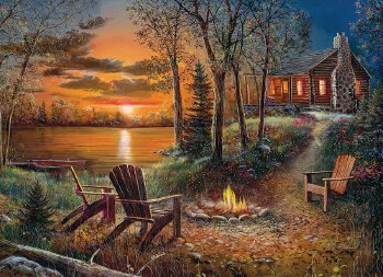 Cobble Hill 500pc Fireside