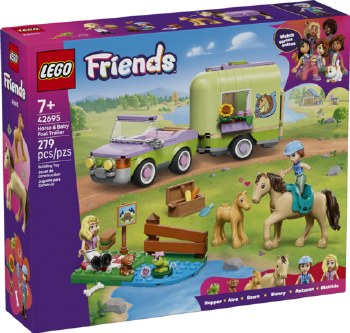 Lego Friends Horse & Baby Foal Trailer 42695