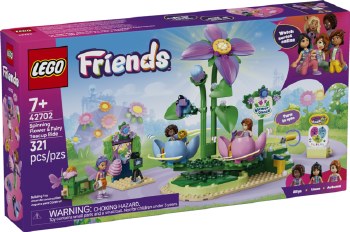 Lego Friends Spinning Flower And Fairy Teacup Ride 42702