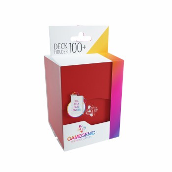 Deck Box Red Holds 100 Cards