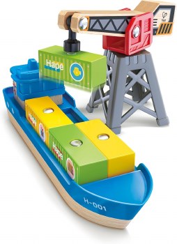 Hape Cargo Ship With Crane