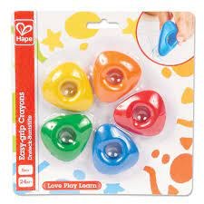 Hape Easy Grip Crayons 5pk