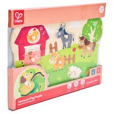 Hape Farmyard Peg Puzzle
