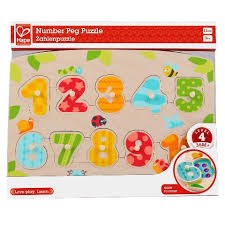 Hape Number Peg Puzzle