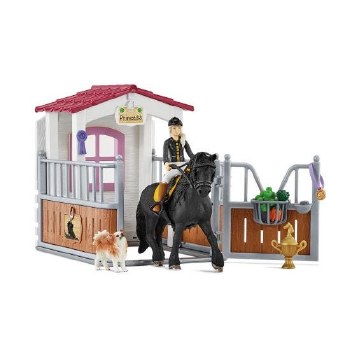 Schleich Horse Box With Horse Club Tori And Princess 42437