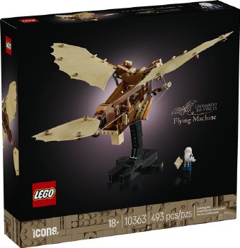 Lego Icons Leonardo Da Vincis Flying Machine 10363