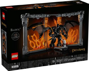 Lego Icons Lord Of The Rings Balrog Book Nook 10367