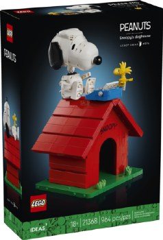 Lego Ideas Peanuts Snoopys Doghouse 21368