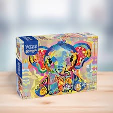Jacarou Yazz Puzzles 1000pc Baby Elephant