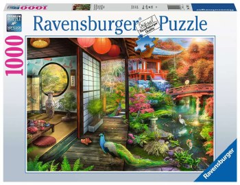 Ravensburger 1000pc Japanese Garden Teahouse