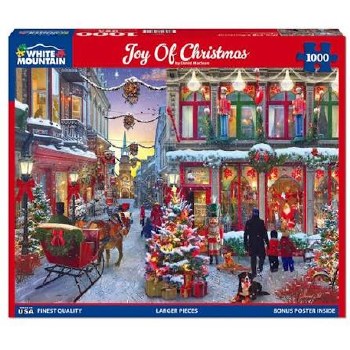 White Mountain 1000pc Joy Of Christmas