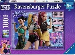 Ravensburger 100pc Xxl K Pop Demon Hunter Happy Fans