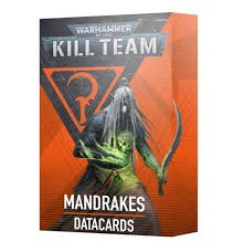 Warhammer 40k Kill Team Mandrakes Datacards 103-78