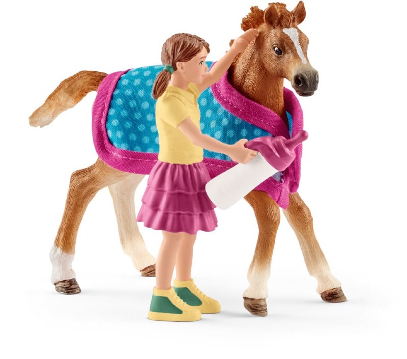 Schleich Foal With Blanket