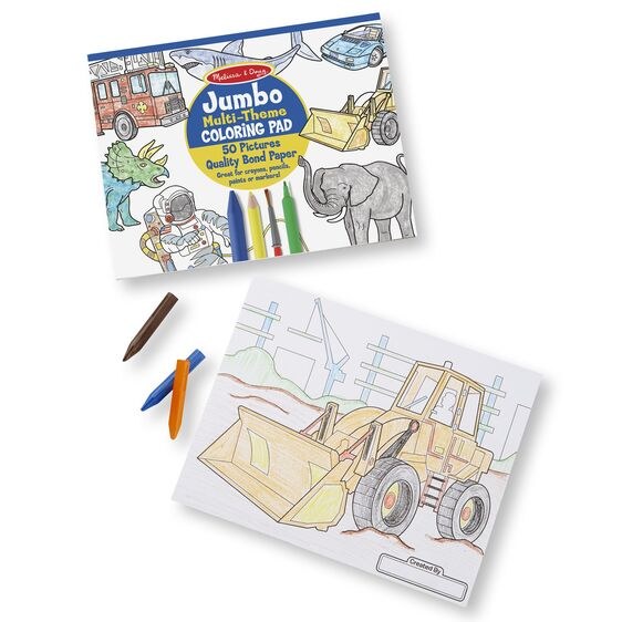 melissa and doug jumbo coloring pad