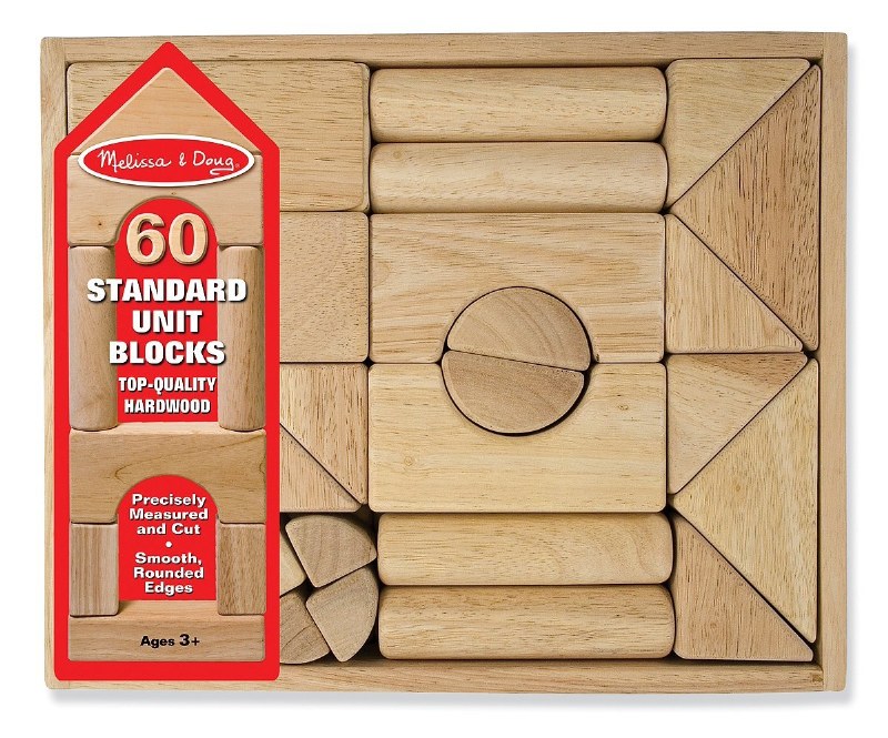 melissa and doug standard wooden blocks