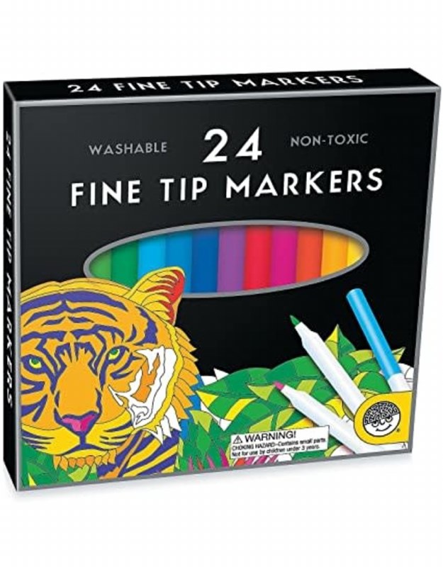 MindWare's Fine Tip Markers: Set of 24 - Discontinued