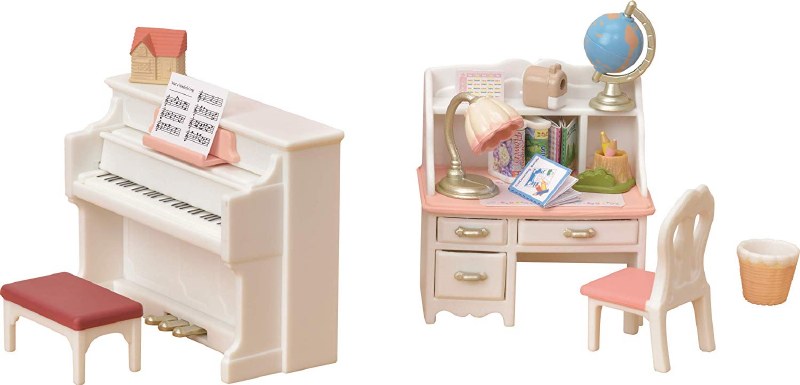 Calico Critters Piano Desk Sputtergotch Toy Company