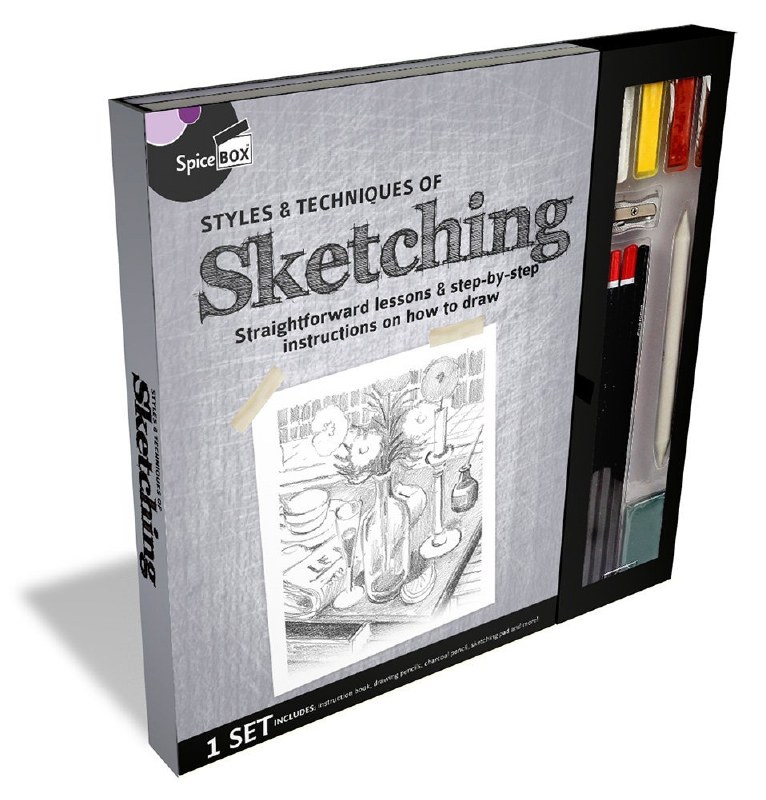 SpiceBox Master Class Styles and Techniques of Sketching Kit