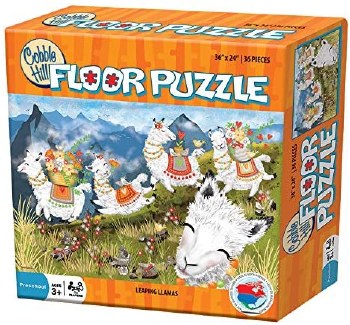 Cobble Hill Floor Puzzle Leaping Llamas 36pc
