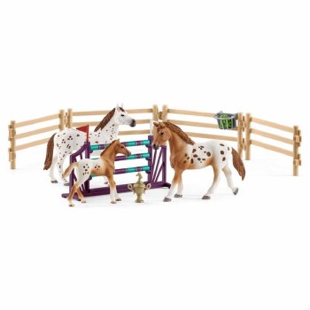 Schleich Horse Club Lisas Tournamant With Appaloosa