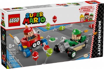 Lego Mario Cart Baby Mario Vs Baby Luigi 72034
