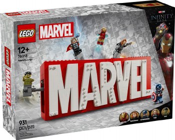 Lego Marvel Logo & Minifigures 76313