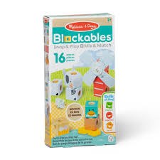Melissa & Doug Blockables Farm Friends Play Set
