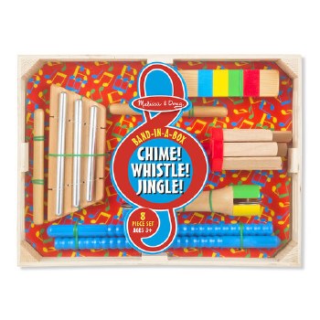 Melissa & Doug Chime Whistle Jingle Band In A Box