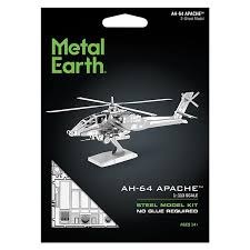 Metal Earth Ah64 Apache Steel Model Kit