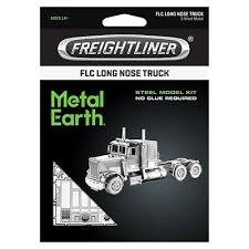 Metal Earth Freightliner Flc Long Nose Truck Steel Model Kit