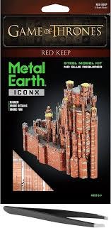 Metal Earth Iconx Game Of Thrones Red Keep