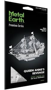 Metal Earth Premium Series Queen Annes Revenge Steel Model Kit