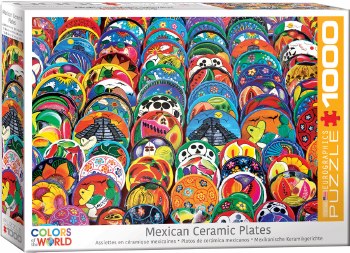 Eurographics 1000pc Mexican Ceramic Plates