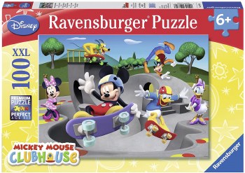 Ravensburger 100pc Xxl Disney Mickey Mouse At The Skatepark