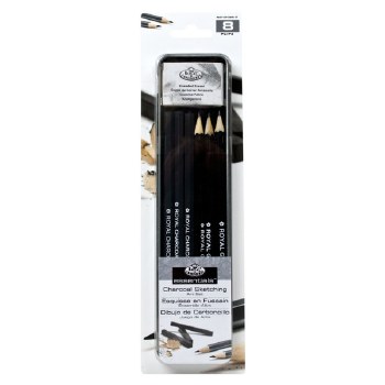 Royal & Langnickel Charcoal Sketching Pencil Set 8pc