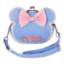 Loungefly Disney Minnie Floral Kisslock Crossbody Bag