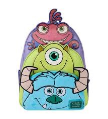 Loungefly Monsters Inc Triple Pocket Backpack