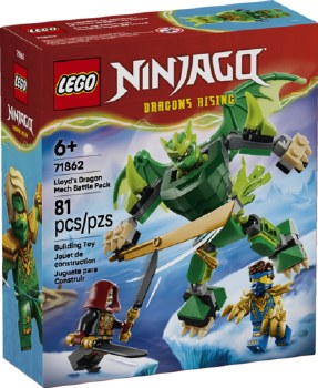 Lego Ninjago Lloyds Dragon Mech Battle Pack 71862