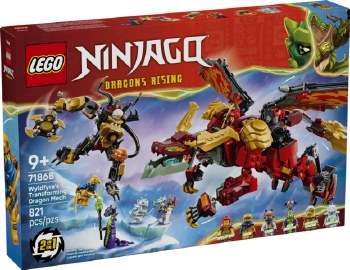 Lego Ninjago Wyldfyres Transforming Dragon Mech 71868