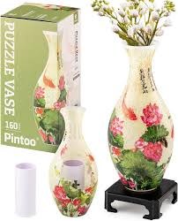 Pintoo Puzzle Vase Carp With Lotus