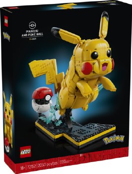 Lego Pokemon Pikachu And Poke Ball 72152